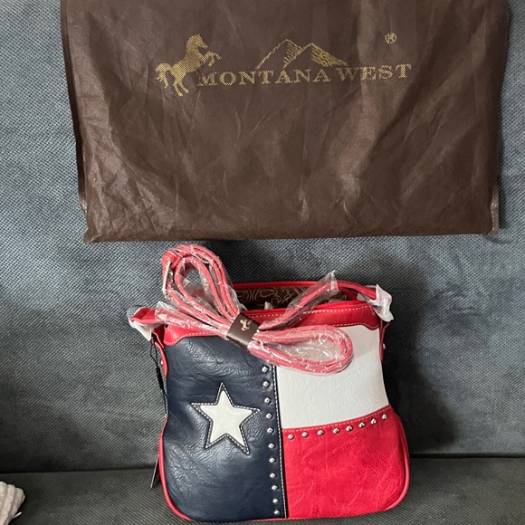 Montana West Texas flag conceal carry Shoulder Bag. Includes dust bag. - Picture 10 of 10
